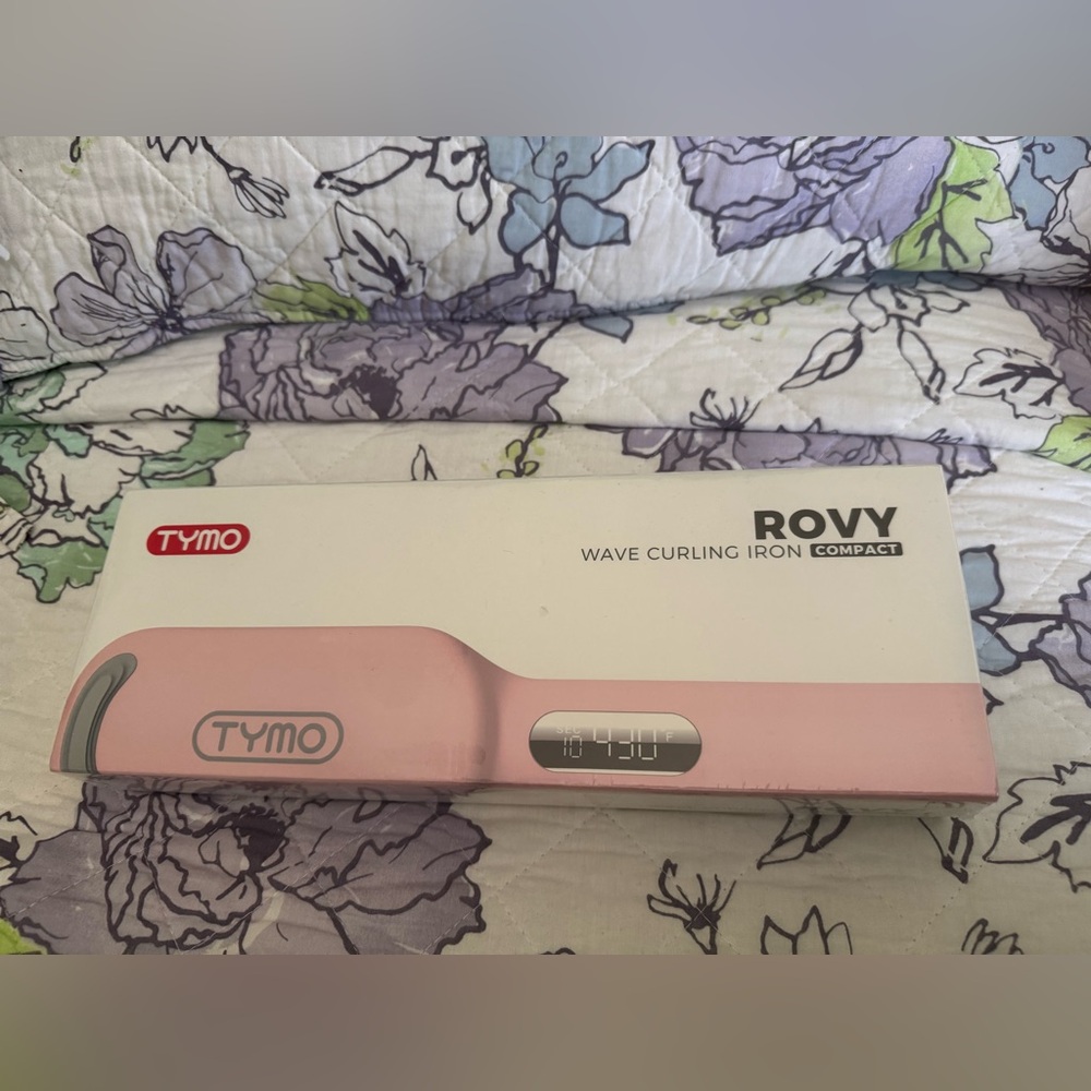 TYMO Rovy Wave Curling Iron - Pink and Gray